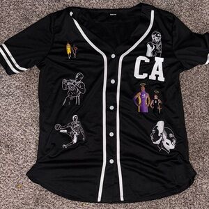 Kobe Bryant custom baseball jersey (Large)